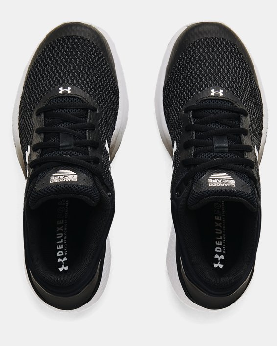 Women's UA Charged Escape 3 Big Logo Running Shoes in Black image number 2